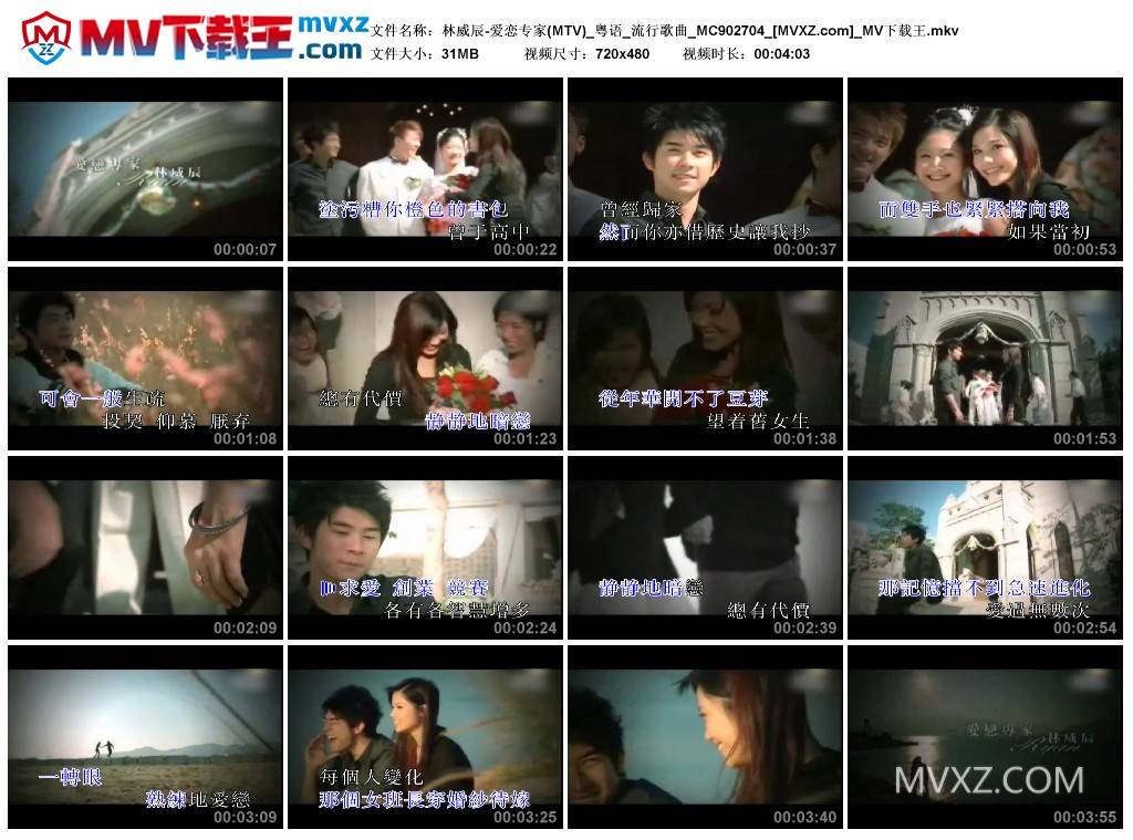 林威辰-爱恋专家(MTV)_粤语_流行歌曲_MC902704